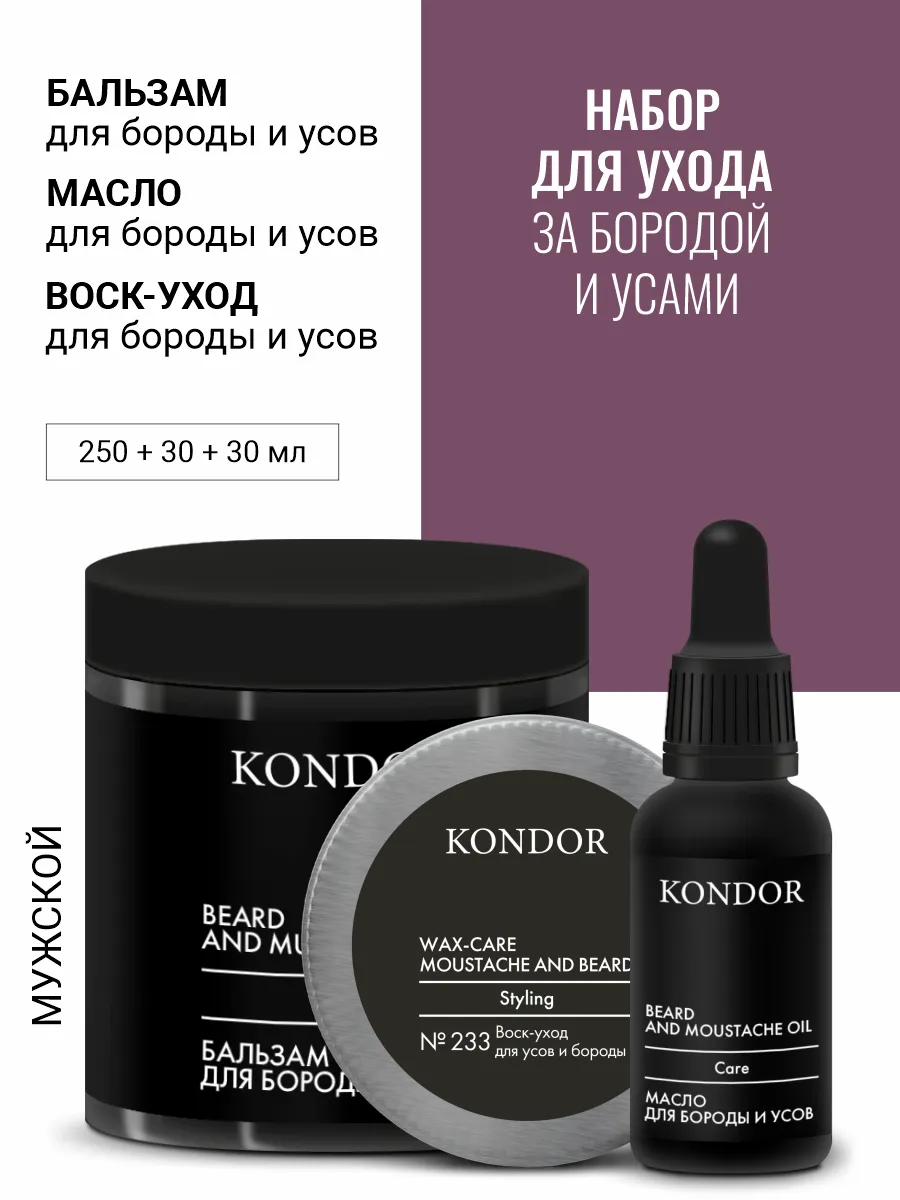 Набор для бороды и усов My Beard